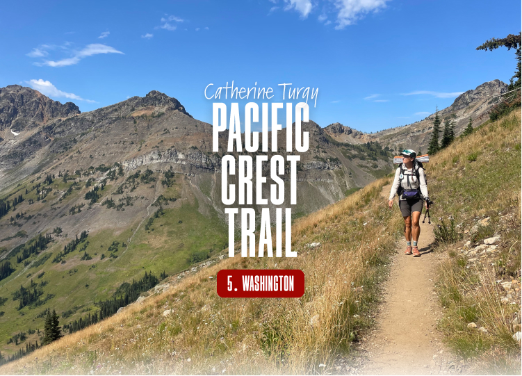 Catherine Turgy sur la Pacific Crest Trail – Washington