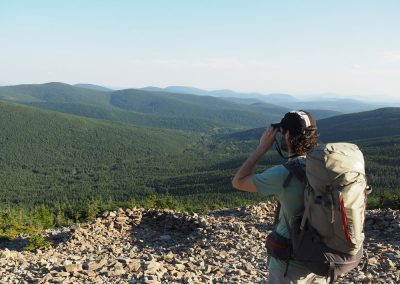 Mont Gosford sentiers frontaliers randonnée Estrie Québec