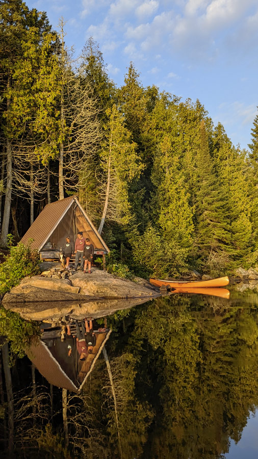 lean to montagne du diable laurentides