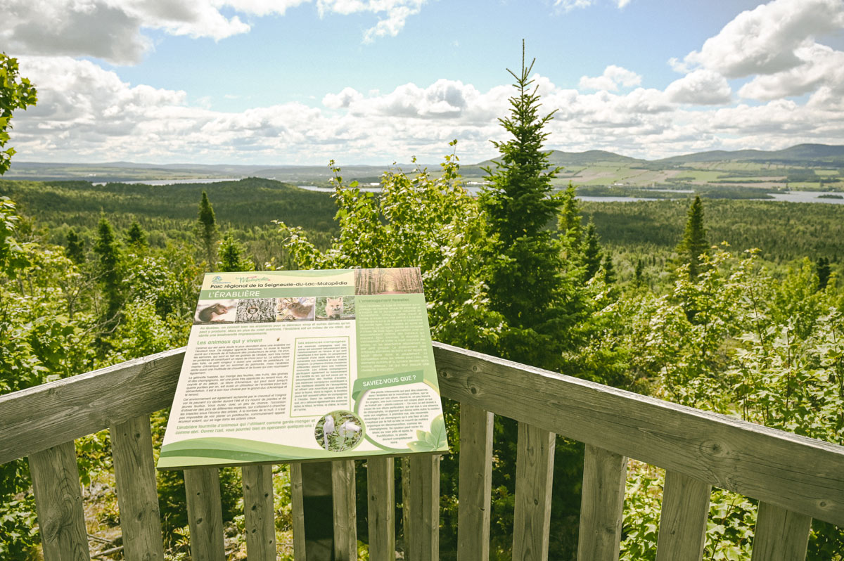 longue randonnée matapédia québec