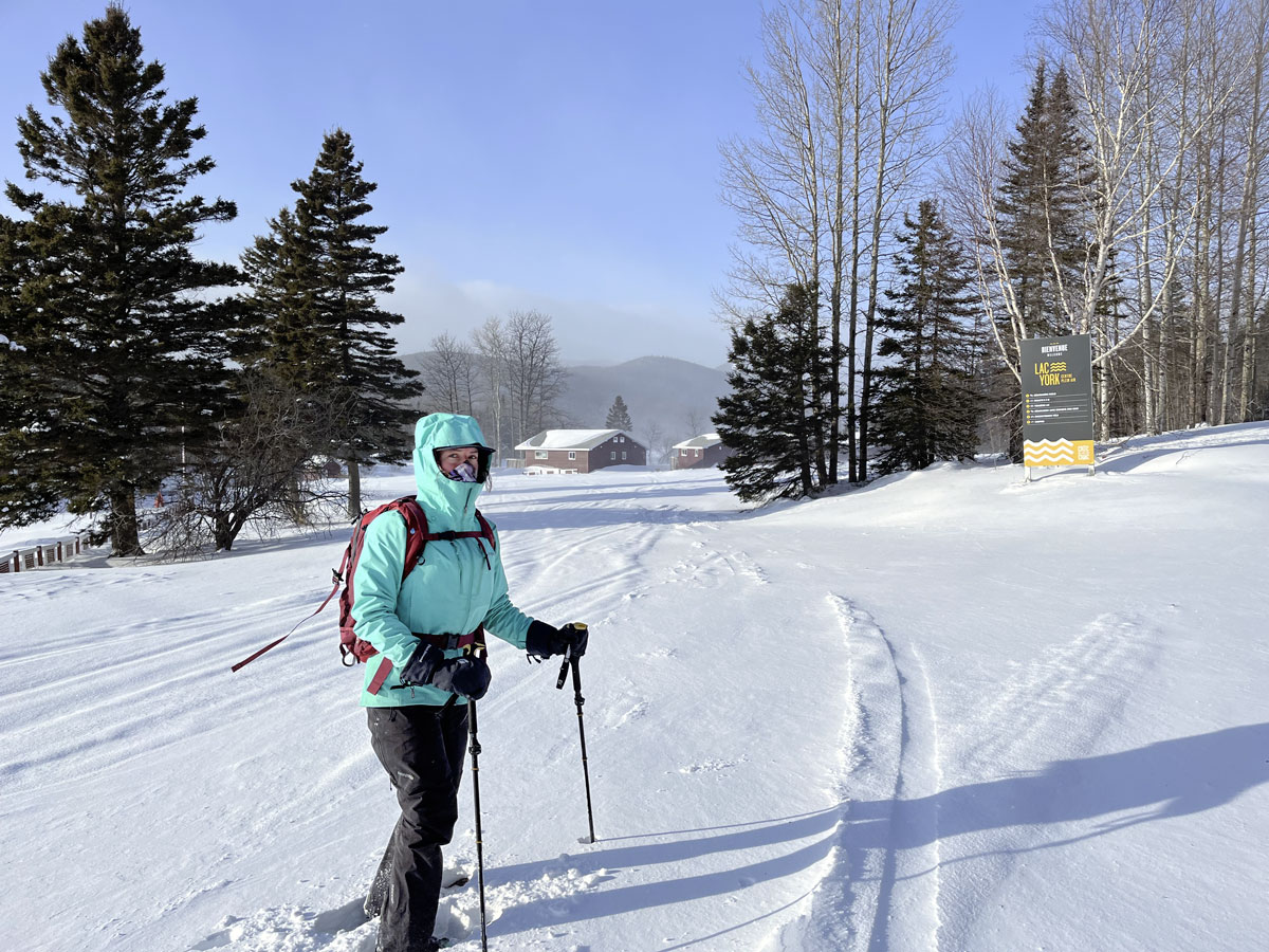 raquettes murdochville gaspésie québec hiver plein air