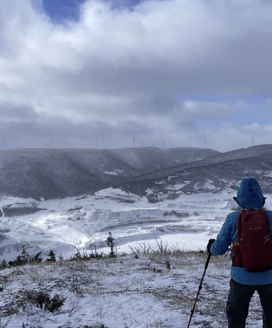 raquette en gaspesie hiver quebec sentier rando