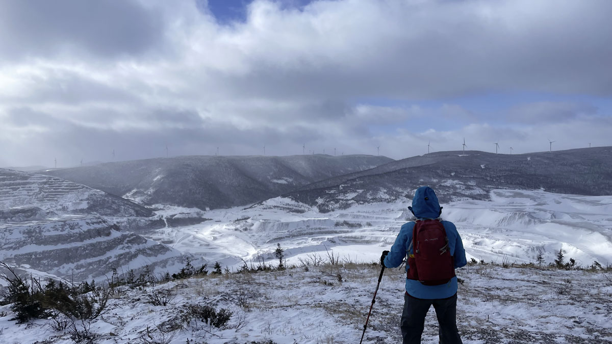 raquette en gaspesie hiver quebec sentier rando